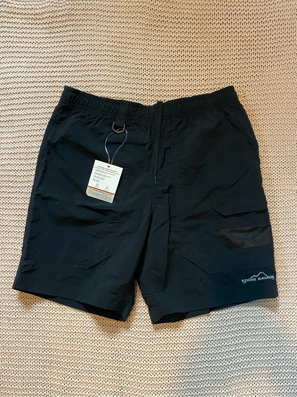 ✰ NWT eddie bauer black swimming trunks ✰